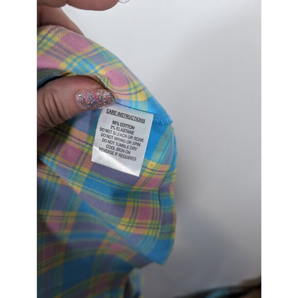 Dangerfield Staying In Plaid For Summer Jumper Mini Skirt with Suspenders NWT 8 - Picture 5 of 12